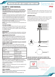 Handleiding SereneLife SLLMP16 Lamp