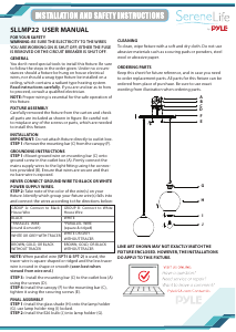 Manual SereneLife SLLMP22 Lamp