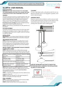 Handleiding SereneLife SLLMP36 Lamp