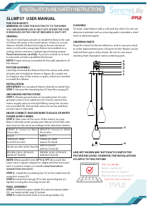 Manual SereneLife SLLMP37 Lamp