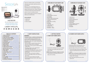 Manual de uso SereneLife SLBCAM20EU Vigilabebés