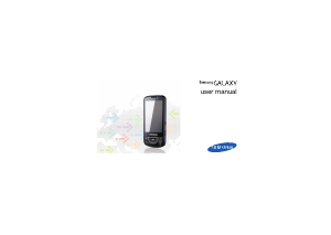 Manual Samsung GT-I7500 Galaxy Mobile Phone