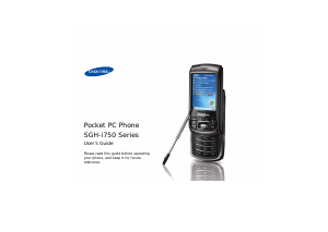 Manual Samsung SGH-I750 Mobile Phone