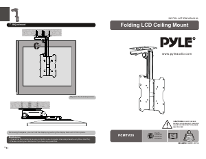 Manual Pyle PCMTV25 Wall Mount