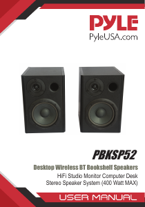 Manual Pyle PBKSP52 Speaker
