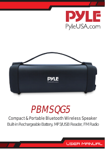 Manual Pyle PBMSQG5 Speaker