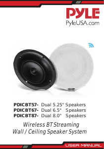 Manual Pyle PDICBT57 Speaker