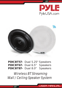 Manual Pyle PDICBT87 Speaker