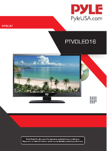 Handleiding Pyle PTVDLED16 LED televisie