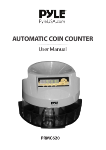 Manual Pyle PRMC620 Coin Counter
