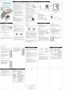 Manual Pyle PHBPB20.5 Blood Pressure Monitor