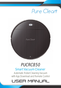 Manual Pure Clean PUCRC850 Vacuum Cleaner