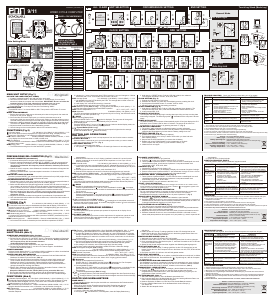 Manual de uso Echowell Eon-9 Ciclocomputador