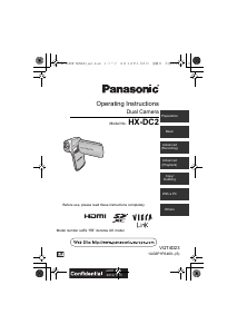 Handleiding Panasonic HX-DC2EB Camcorder