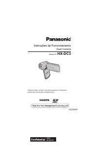 Manual Panasonic HX-DC3EP Câmara de vídeo