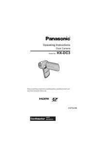 Manual Panasonic HX-DC3GA Camcorder