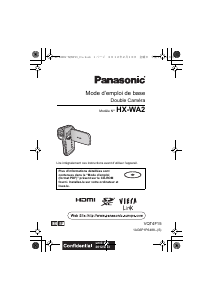 Mode d’emploi Panasonic HX-WA2EF Caméscope