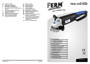 Bedienungsanleitung FERM AGM1031 Winkelschleifer