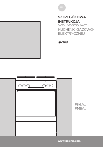 Instrukcja Gorenje KC644XU Kuchnia