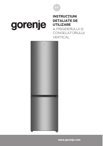 Manual Gorenje RK4181PW4 Combina frigorifica