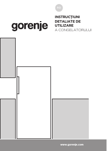 Manual Gorenje F391PW4 Congelator