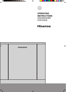 Manual Hisense HV6120UK Dishwasher