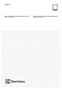Manual Electrolux SFP12 Máquina de secar roupa