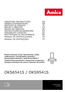 Manual Amica OKS 9541 S Exaustor