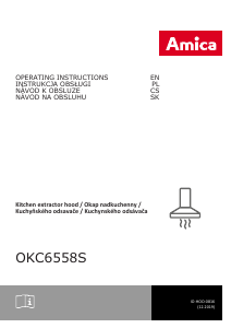 Manual Amica OKC 6558 S Cooker Hood