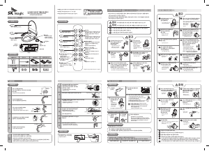 사용 설명서 SK매직 BIDM14NS26WH 변기 시트