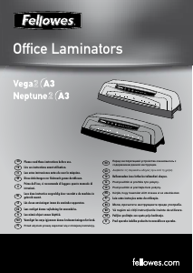 Kullanım kılavuzu Fellowes Vega 2 A3 Laminasyon makinesi