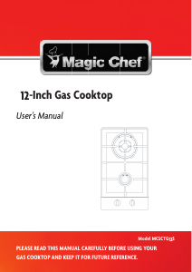 Handleiding Magic Chef MCSCTG12S Kookplaat