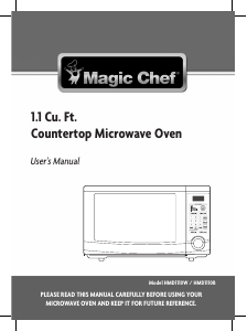 Manual de uso Magic Chef HMD1110W Microondas