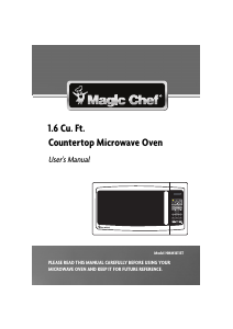 Manual de uso Magic Chef HMM1611B Microondas