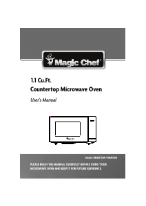 Manual Magic Chef HMM1110B Microwave