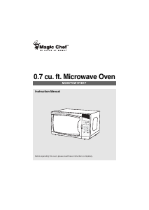 Manual Magic Chef MCM770B1F Microwave