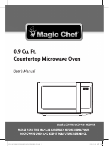 Manual de uso Magic Chef MCD993W Microondas