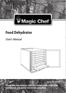 Manual de uso Magic Chef MCL10PFDRT Deshidratador