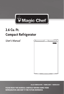 Manual de uso Magic Chef HMBR265BE1 Refrigerador