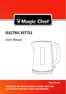 Manual de uso Magic Chef MCSK17SS Hervidor