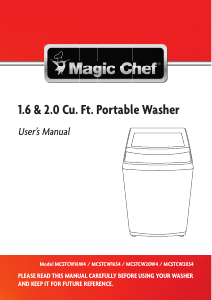 Manual de uso Magic Chef MCSTCW20S4 Lavadora