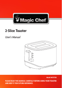 Manual de uso Magic Chef MCST2SS Tostador