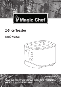 Manual de uso Magic Chef MCL2STRT Tostador