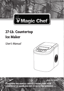 Manual de uso Magic Chef MCIM22RT Máquina de hacer hielo