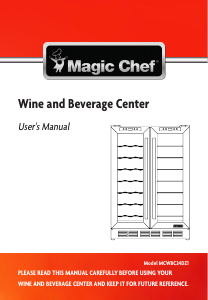 Manual de uso Magic Chef MCWBC24DZ1 Vinoteca