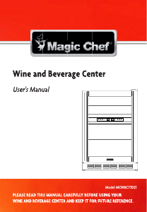 Manual de uso Magic Chef MCWBC77DZ1 Vinoteca