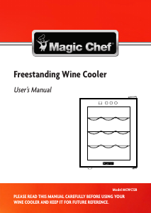 Manual Magic Chef MCWC12B Wine Cabinet