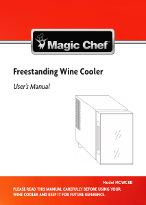 Manual Magic Chef MCWC6B Wine Cabinet