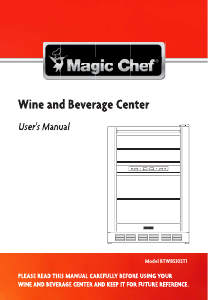 Manual de uso Magic Chef BTWB530ST1 Vinoteca