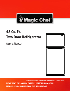 Manual Magic Chef HVDR430SE Fridge-Freezer